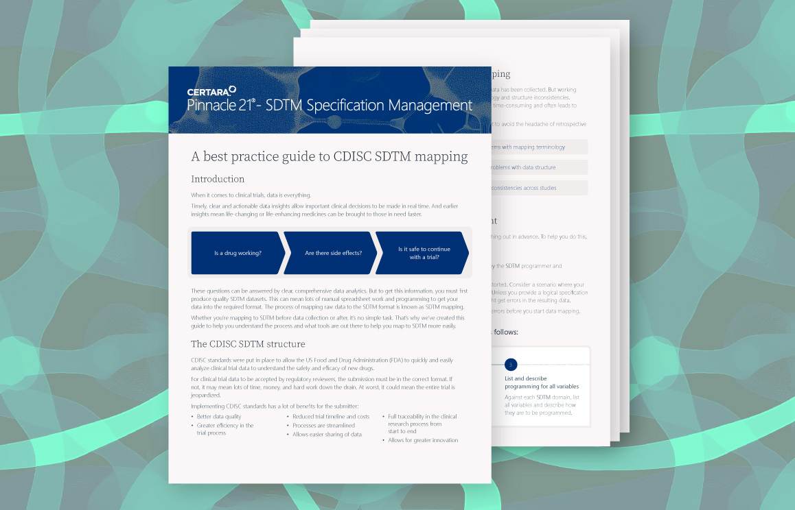 SDTM mapping guide from Certara