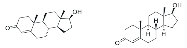 Depictions of testosterone